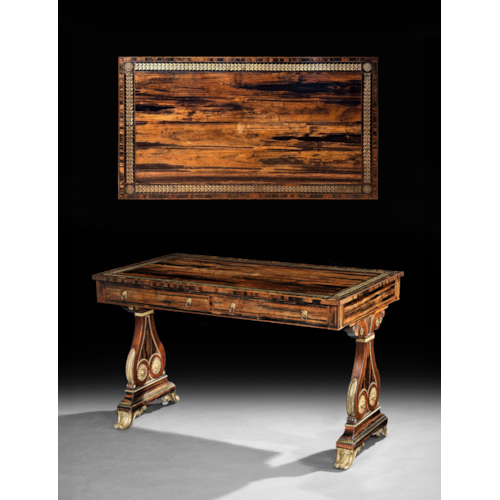 An Exceptional Regency Writing Table, Attributed to George Bullock